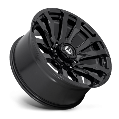 Aluminum Wheels 20X8.25 Blitz D675 8 On 165.1 Gloss Black 121.5 Bore -265 Offset Multi Spoke Fuel Off Road Wheels