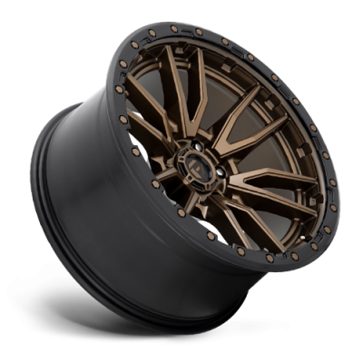 Aluminum Wheels 17X9 Rebel D681 6 On 120 Matte Bronze Black Bead Ring 67.06 Bore 1 Offset Fuel Off Road Wheels