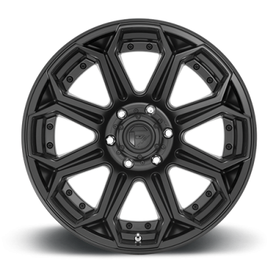Aluminum Wheels 22X10 Siege D706 6 On 139.7 Matte Black 106.1 Bore -18 Offset Fuel Off Road Wheels
