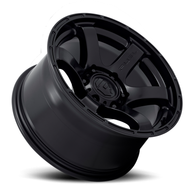 Aluminum Wheels 17X9 Rush D766 6 On 139.7 Satin Black 106.1 Bore 1 Offset Fuel Off Road Wheels
