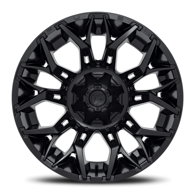Aluminum Wheels 22X12 Twitch D772 8 On 165.1 Blackout 125.2 Bore -44 Offset Fuel Off Road Wheels