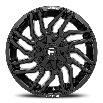 Aluminum Wheels 22X10 Typhoon D776 8 On 180 Gloss Black 124.3 Bore -18 Offset Fuel Off Road Wheels