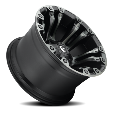 Aluminum Wheels 20X10 Vapor D851 8 On 170 Matte Black Gray Tint 125.1 Bore -18 Offset Fuel Off Road Wheels
