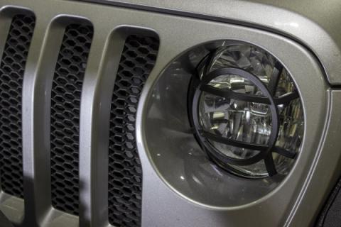 Jeep JL Headlight Guards For 18-Pres Wrangler JL Aluminum Fishbone Offroad