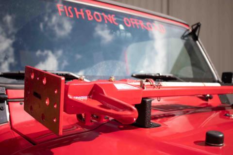 1997-2006 Jeep Wrangler TJ Hi- Lift Jack Mount Fishbone Offroad