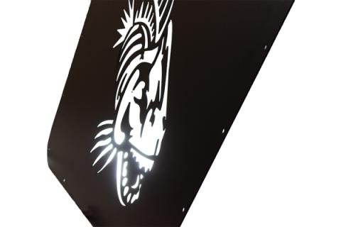 Jeep JK Hood Louver 13-18 Wranger JK Black Fishbone Offroad