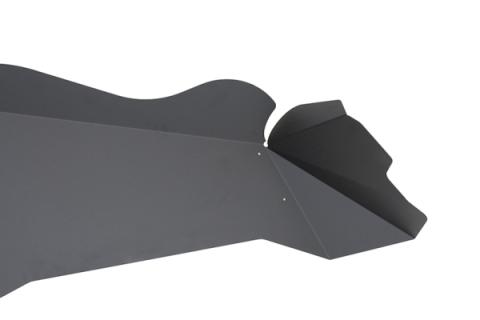Jeep JK Rear Inner Fenders 07-18 Wrangler JK Aluminum Black Powercoat Fishbone Offroad