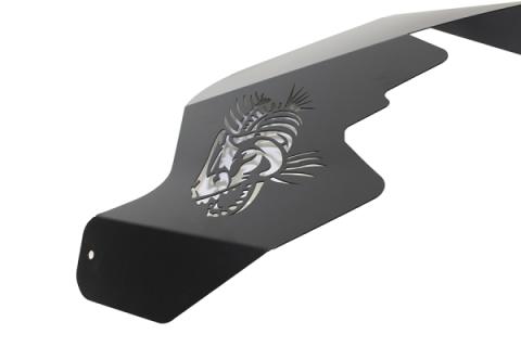 Jeep JK Logo Aluminum Inner Fenders 07-18 Wrangler JK Black Powdercoat Fishbone Offroad