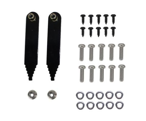 Jeep JK Logo Aluminum Inner Fenders 07-18 Wrangler JK Black Powdercoat Fishbone Offroad
