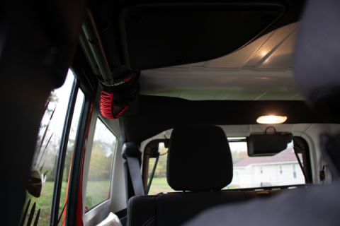 Paracord Grab Handles w/Three Straps Red Fishbone Offroad