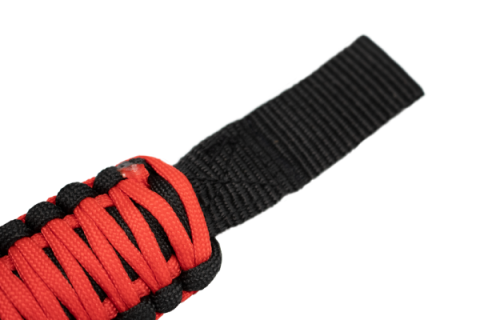 Head Rest Paracord Grab Handles Red Fishbone Offroad