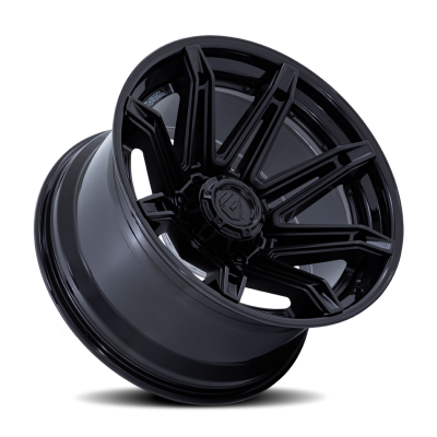 Aluminum Wheels 22X12 Brawl FC401MX 8 On 170 Matte Black/Gloss Black Lip 125.1 Bore -44 Offset Fuel Off Road Wheels
