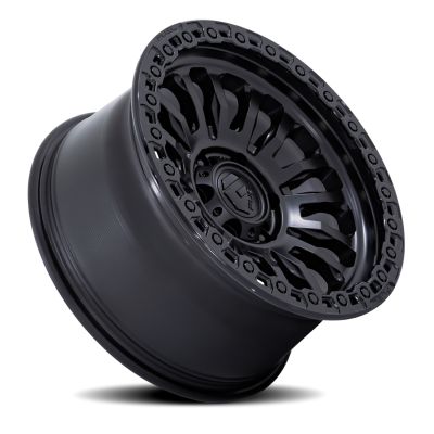 Aluminum Wheels 17X9 Rincon SBL FC857MB 8 On 170 Matte Black/Gloss Black Lip 125.1 Bore 1 Offset Fuel Off Road Wheels