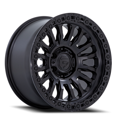 Aluminum Wheels 20X10 Rincon SBL FC857MB 8 On 170 Matte Black/Gloss Black Lip 125.1 Bore -18 Offset Fuel Off Road Wheels