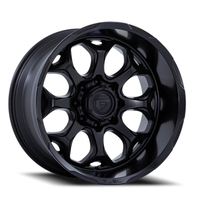 Aluminum Wheels 20X10 Scepter FC862 MX 8 On 170 Blackout 125.1 Bore -18 Offset Fuel Off Road Wheels