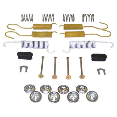 Drum Brake Hardware Kit for 84-98 Jeep CJ, YJ, XJ, MJ w/ 10 Inch Drums w/ D44 Rear Crown Automotive