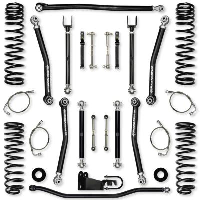 3.5 Inch X-Factor Suspension System for Jeep Wrangler JKU With No Shocks Rock Krawler