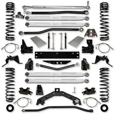 4.5 Inch X-Factor X2 Pro Elite Long-Arm Suspension System for Jeep Wrangler JKU With No Shocks Rock Krawler
