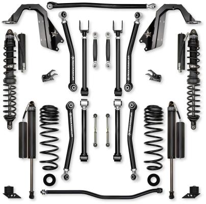 2.5 Inch Adventure X Coilover No Limits Mid-Arm Suspension System for Jeep Wrangler JLU 392 Models Comp System Stage 1 Rock Krawler