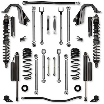 2.5 Inch X-Factor PRO No Limits Mid-Arm Suspension System for Jeep Wrangler JLU 392 Models Comp Stage 1 Rock Krawler