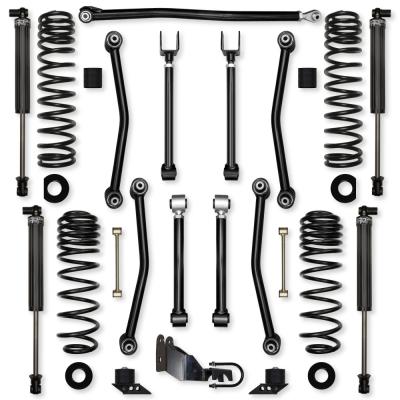 2.5 Inch Ultimate Adventure Mid-Arm Suspension System for Jeep Wrangler JL Gas Models With IFP Shocks Rock Krawler
