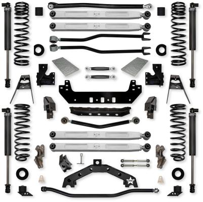 3.5 Inch Adventure X2 Pro Elite No Limits Long-Arm Suspension System for Jeep Wrangler JL Gas Models With IFP Shocks Rock Krawler