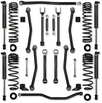 3.5 Inch Ultimate Adventure No Limits Mid-Arm Suspension System for Jeep Wrangler JLU 392 Models With IFP Shocks Rock Krawler