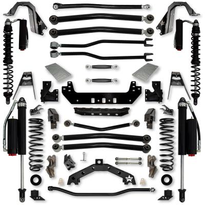 4.5 Inch Adventure X2 Coilover No Limits Long-Arm Suspension System for Jeep Wrangler JLU Gas Models Comp System Stage 2 Rock Krawler