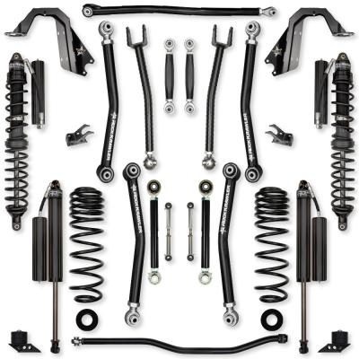 4.5 Inch X-Factor Coilover No Limits Mid-Arm Suspension System for Jeep Wrangler JLU 392 Models Comp Stage 1 Rock Krawler