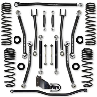 4.5 Inch X-Factor No Limits Mid-Arm Suspension System for Jeep Wrangler JLU Diesel Models Comp Stage 1 With No Shocks Rock Krawler