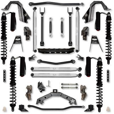 4.5 Inch T-REX Pro Elite Coilover No Limits Suspension System for Jeep Wrangler JLU 4XE Models Trail Runner System Stage 2 Rock Krawler