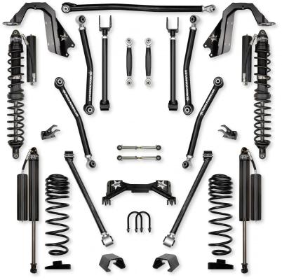 3.0 Inch Adventure X Pro Coilover No Limits Mid-Arm Suspension System for Jeep Gladiator JT Gas Models Comp Stage 1 Rock Krawler