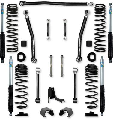 3.0 Inch Overland No Limits Mid-Arm Suspension System for Jeep Gladiator JT Gas Models With Bilstein Shocks Rock Krawler