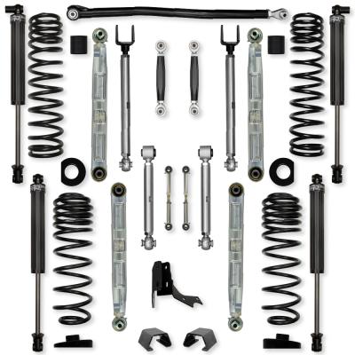 3.0 Inch X-Factor Pro Elite No Limits Mid-Arm Suspension System for Jeep Gladiator JT Rubicon Diesel Models With IFP Shocks Rock Krawler
