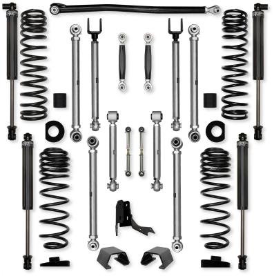 3.0 Inch X-Factor PRO No Limits Mid-Arm Suspension System for Jeep Gladiator JT Rubicon Diesel Models With IFP Shocks Rock Krawler