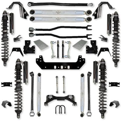 3.0 Inch Silverback Pro Elite Coilover Long-Arm Suspension System for Jeep Gladiator Gas Models Trail Runner System Stage 1 Rock Krawler