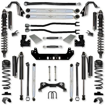 3.0 Inch Silverback Pro Elite Coilover No Limits Long-Arm Suspension System for Jeep Gladiator Gas Models Comp Stage 1 Rock Krawler