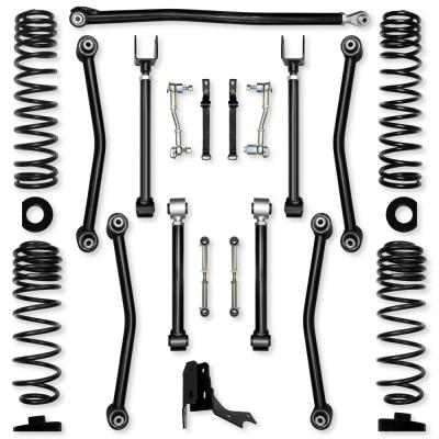 3.0 Inch Ultimate Adventure Mid-Arm Suspension System for Jeep Gladiator JT Diesel Models With No Shocks Rock Krawler