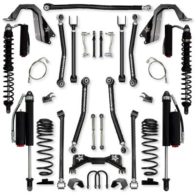 4.5 Inch Adventure X Pro Coilover Mid-Arm Suspension System for Jeep Gladiator JT Gas Models Comp System Stage 2 Rock Krawler