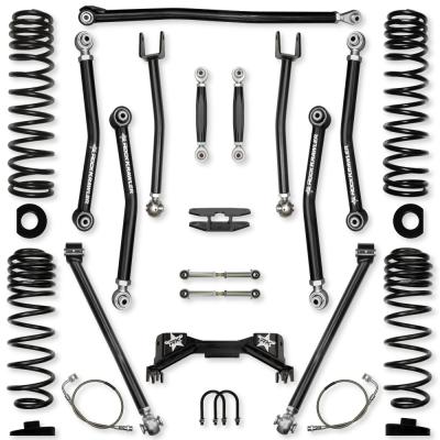 4.5 Inch Pro X No Limits Mid-Arm System for Jeep Gladiator JT Gas Models Comp Stage 1 With No Shocks Rock Krawler