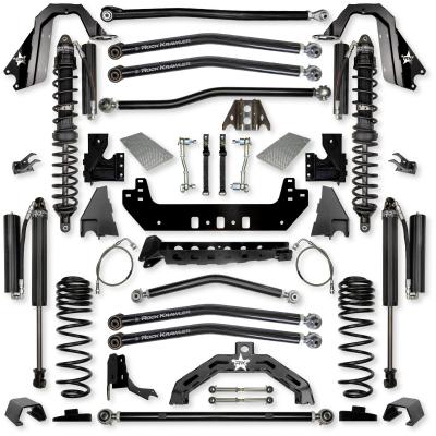 4.5 Inch X-Factor X2 Coilover Long-Arm Suspension System for Jeep Gladiator JT Gas Models Comp Stage 1 Rock Krawler