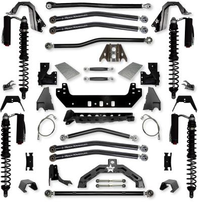 4.5 Inch X-Factor X2 Coilover No Limits Long-Arm Suspension System for Jeep Gladiator JT Gas Models Trail Runner System Stage 2 Rock Krawler