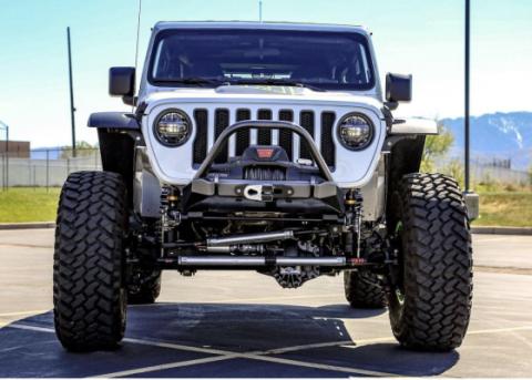 Tomahawk Frame Chop Front Bumper w/Bull Bar for Jeep JK, JL, JT Motobilt