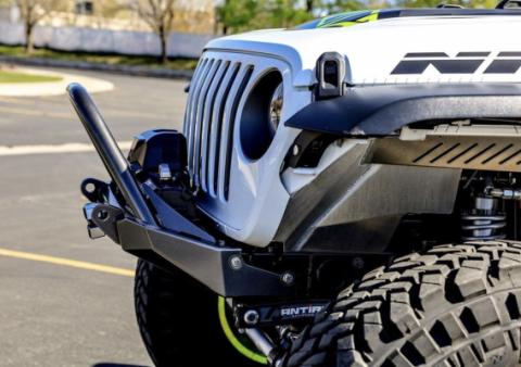 Tomahawk Frame Chop Front Bumper w/Bull Bar for Jeep JK, JL, JT Motobilt