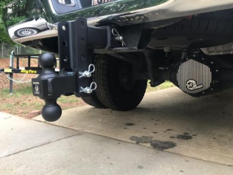 2.5 inch Medium Duty 4 inch Drop/Rise Hitch BulletProof Hitch