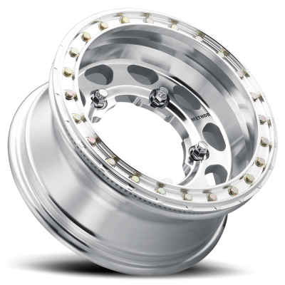 Aluminum Wheels 17x6.5 Buggy Beadlock MR103 Bolt Pattern 5 On 205 Offset -38 Lip Size 2.91 Raw Machined Method