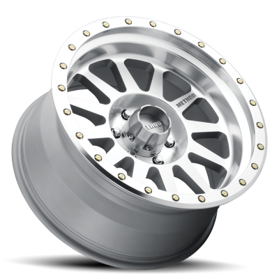 Aluminum Wheels 16x8 Double Standard MR304 Bolt Pattern 6 On 139.7 Offset 0 Lip Size 2.76 Machined SL Clear Coat Method