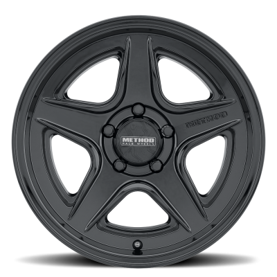 Aluminum Wheels 20x9 MR319 Bolt Pattern 5 On 139.7 Offset 18 Lip Size 1.06 Gloss Black GB Method