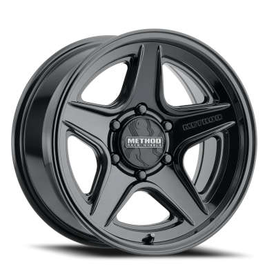 Aluminum Wheels 17x9 MR319 Bolt Pattern 6 On 139.7 Offset -12 Lip Size 1.14 Gloss Black GB Method