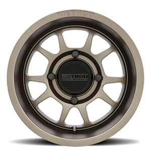 Aluminum Wheels 14x7 MR409 Bead Grip UTV Bolt Pattern 4 On 156 Offset 38 Lip Size 1.3 Steel Grey GY Method